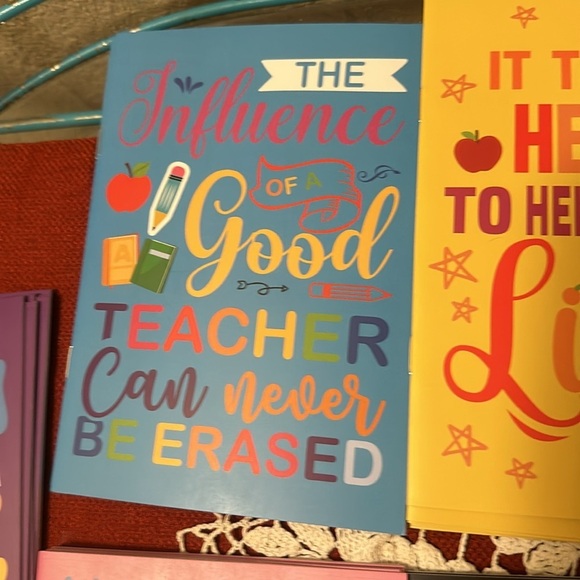 NWT 48 Teacher Appreciation little cards/books. They can color in them. - Picture 3 of 16